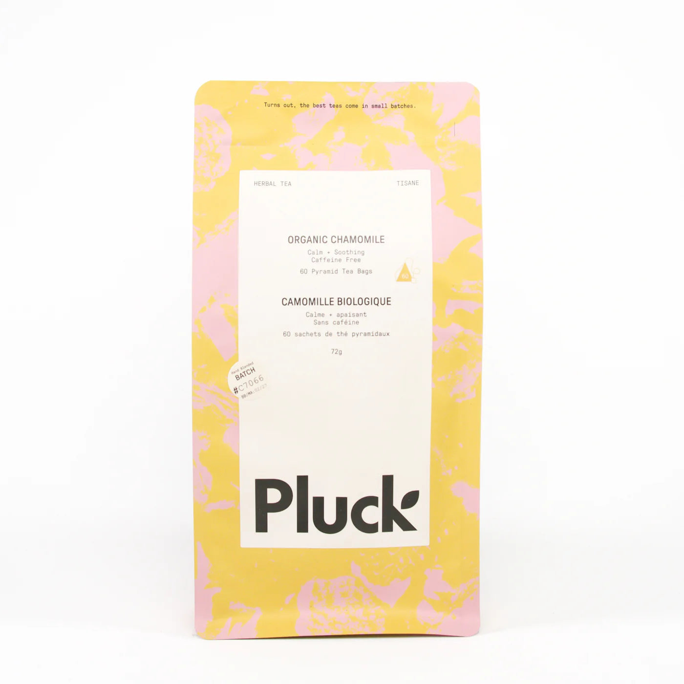 Organic Chamomile Flower from Pluck Tea