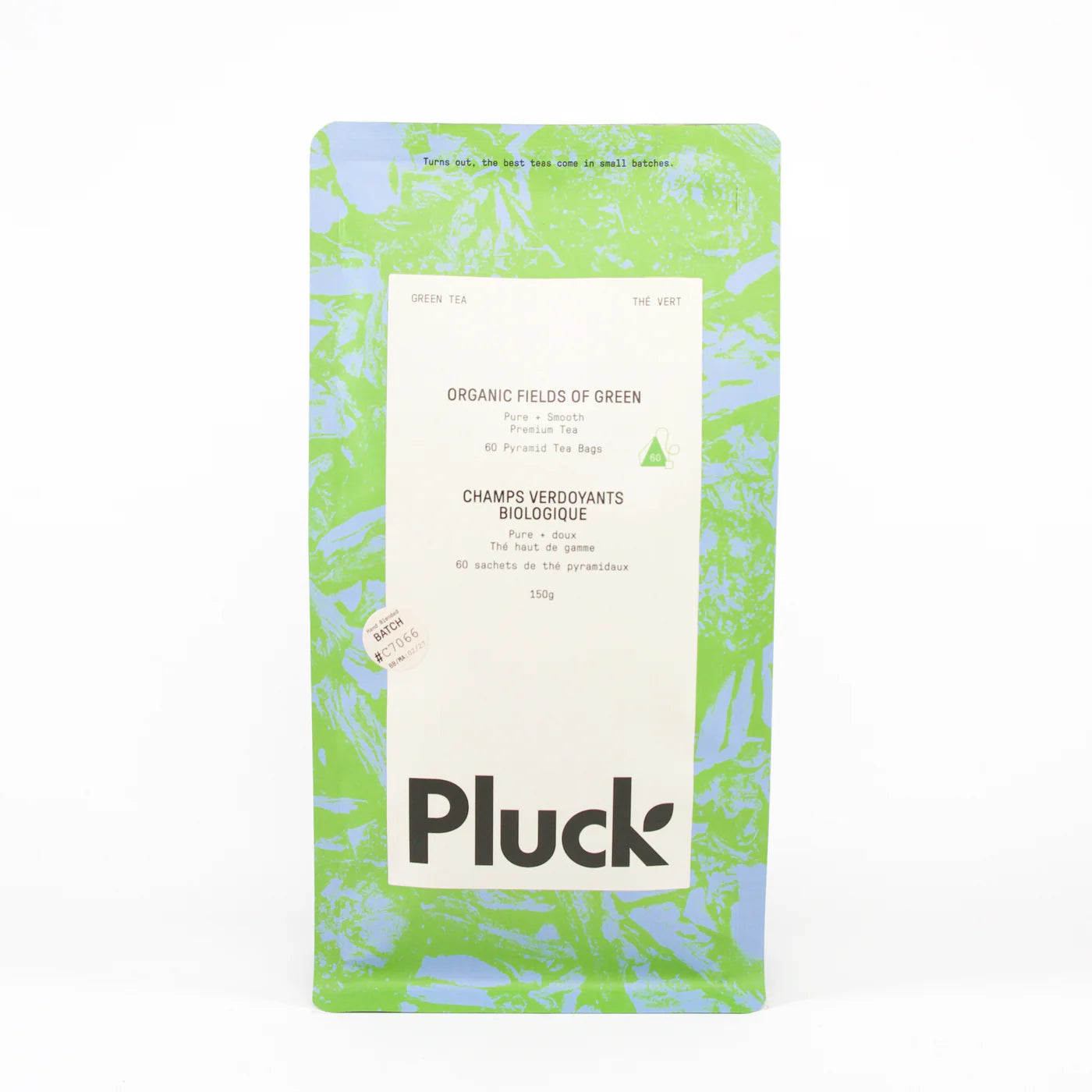 Organic Fields of Green from Pluck Tea