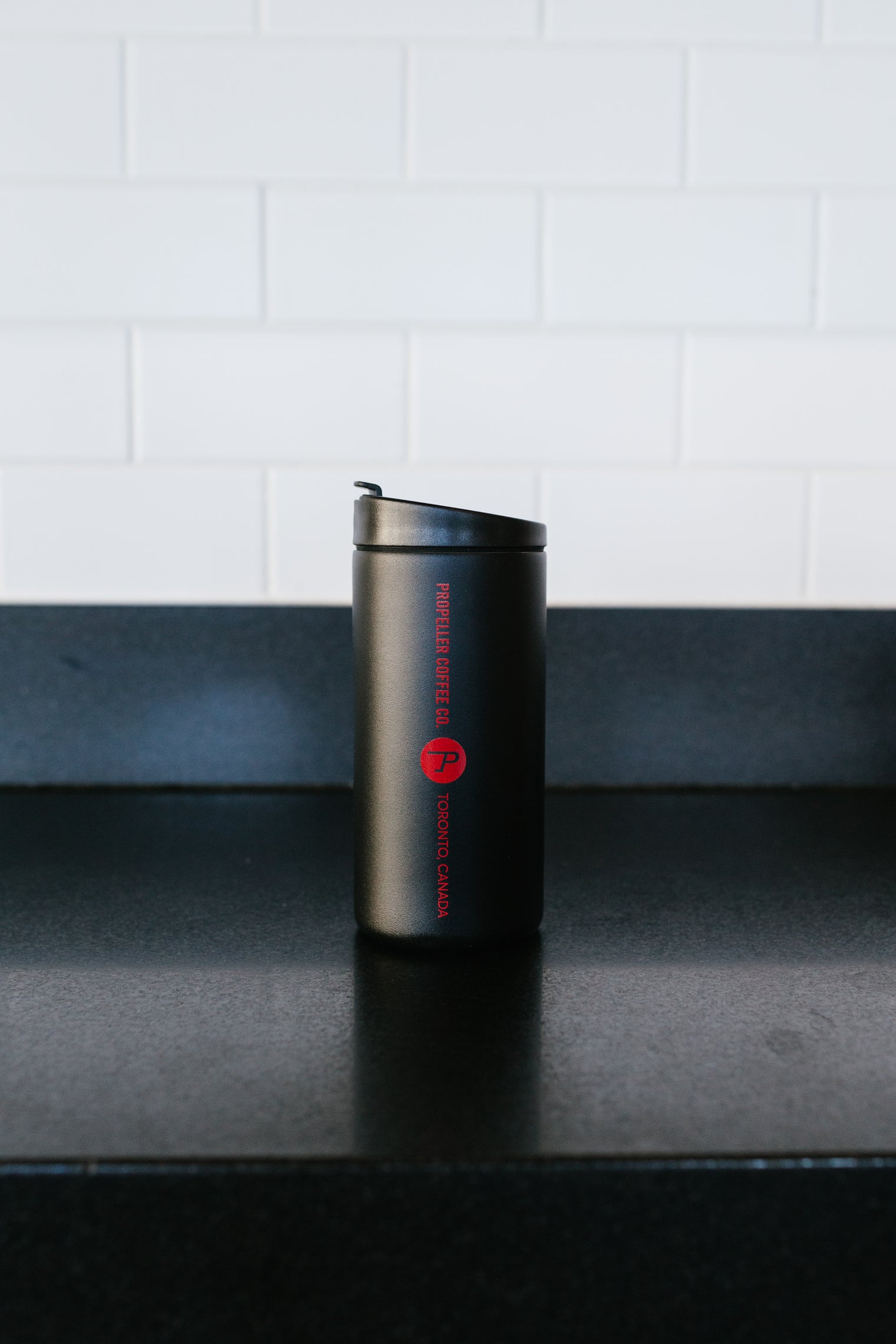 Propeller MiiR Black Travel Tumbler