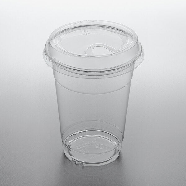 Clear Plastic Sip Thru Lids