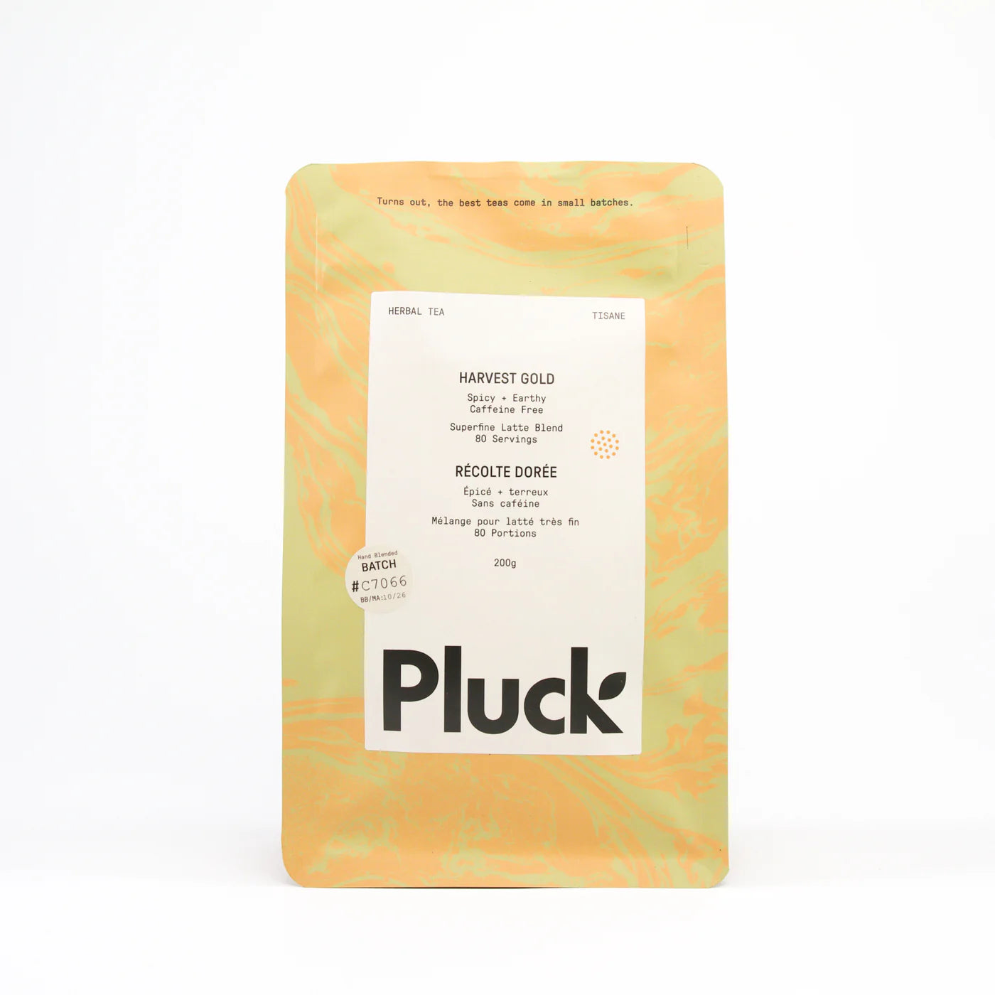 Harvest Gold Turmeric Latte Mix from Pluck Tea