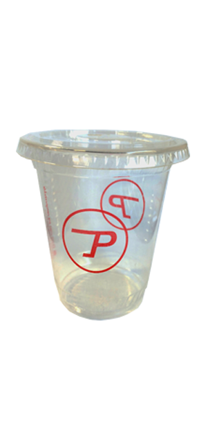 Propeller Branded Biodegradable Plastic Cups 12oz