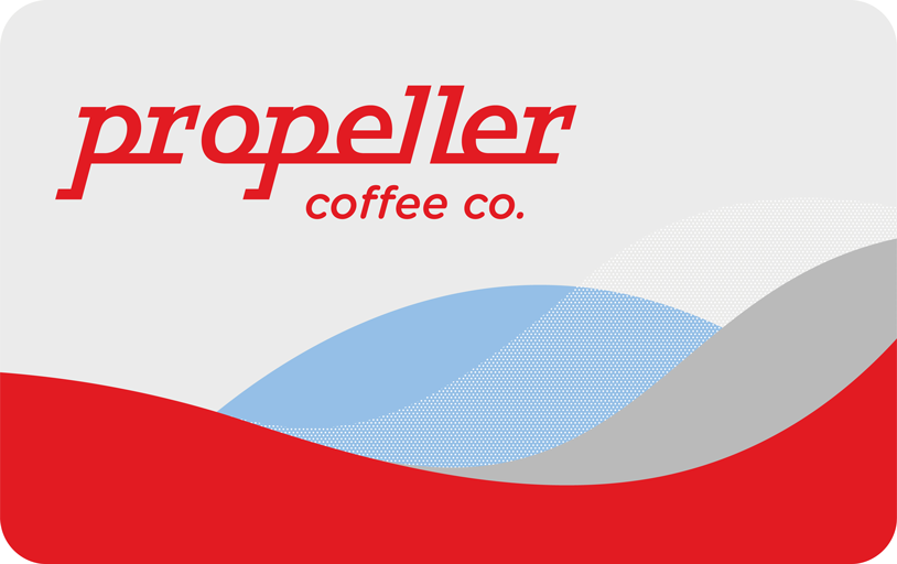 propeller specialty coffee roasters gift card - specialty coffee roasted in Toronto, Ontario, Canada